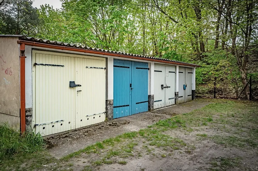 En garagelänga.